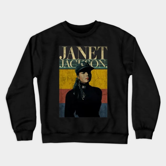 Janet Jackson // 80s Vintage Retro // T-Shirt Crewneck Sweatshirt by Almer